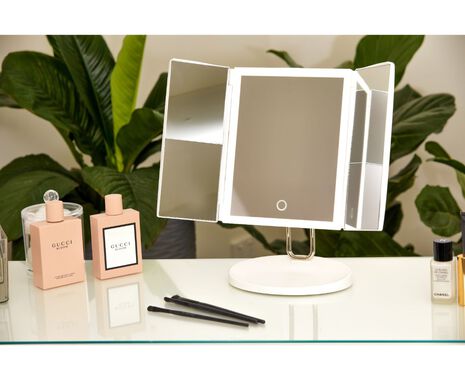 Trifold Rechargeable Vanity Mirror